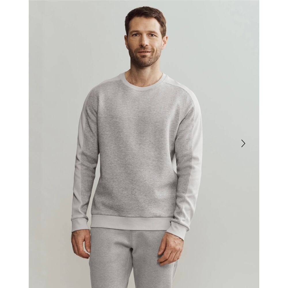 RHONE size SMALL Heritage Midweight Crew Neck Sweatshirt - Picture 2 of 5